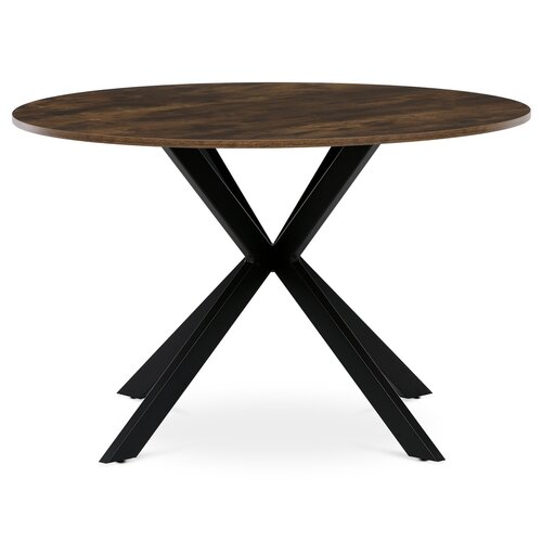 Stół jadalny 120 x 120 cm, stare drewno