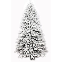 Weihnachtsbaum mit Schnee und Ständer Cardiff, 120 cm