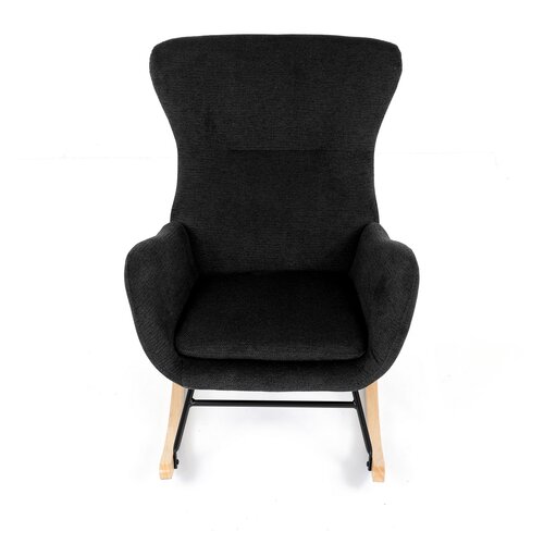 Fotel bujany BK2, czarny