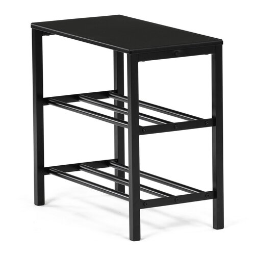 Raft pentru pantofi 83168-42 BK, metal, negru