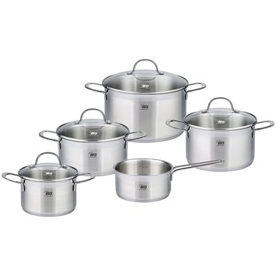 Elo 42505 5-częściowy zestaw garnków ze stalinierdzewnej Top Collection