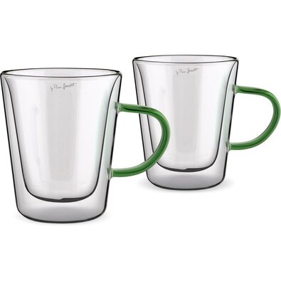 Lamart LT9118 2 darabos Tea Vaso pohárkészlet, 300ml, zöld