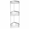 GEDY 2484 Smart trikotna polica 20 x 59 x 15 cm,srebrna