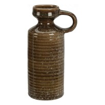 Vază din gresie Busara 8,5 x 20 cm, maro