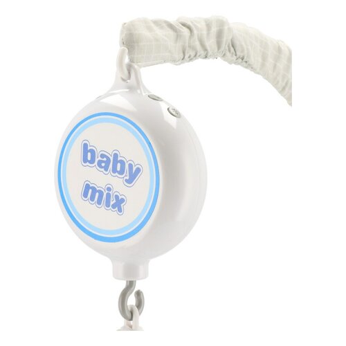Baby Mix Elektronický kolotoč nad postýlku s melodiemi Medvídci a králíci, pr. 35 cm
