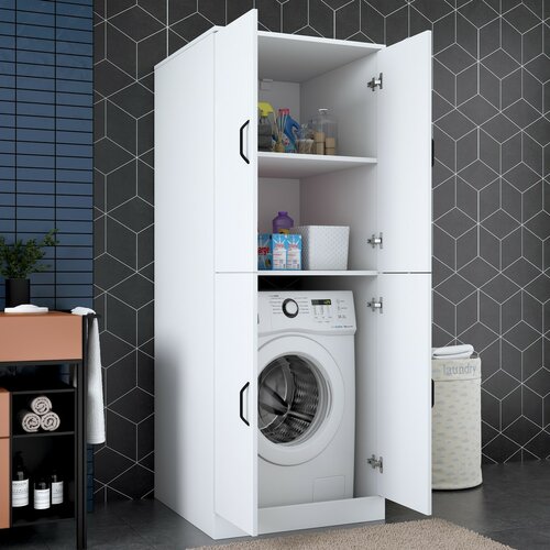 Waschmaschinenschrank Fera White