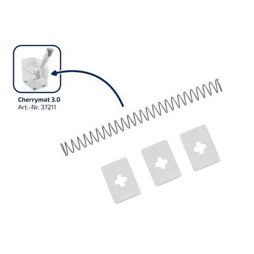 Set Leifheit de 3 tampoane de cauciuc și arcpentru Cherrymat 3.0 aparat de scos sâmburi 37213