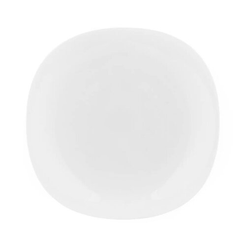 Altom Set plitkih krožnikov iz opalnega steklaWhite harmony 28 cm, 6 kosov