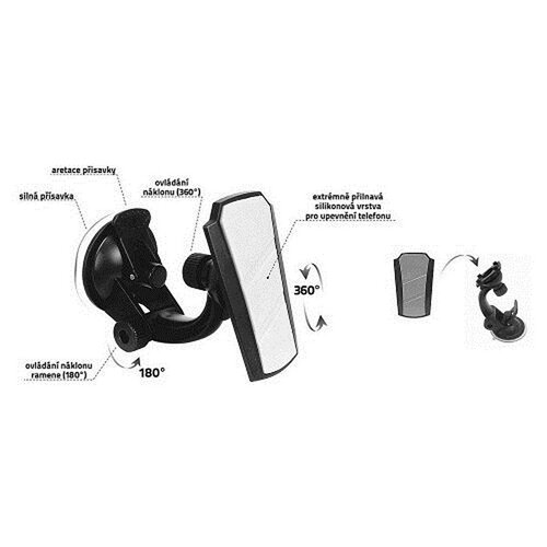 Uchwyt do telefonu z przyssawką