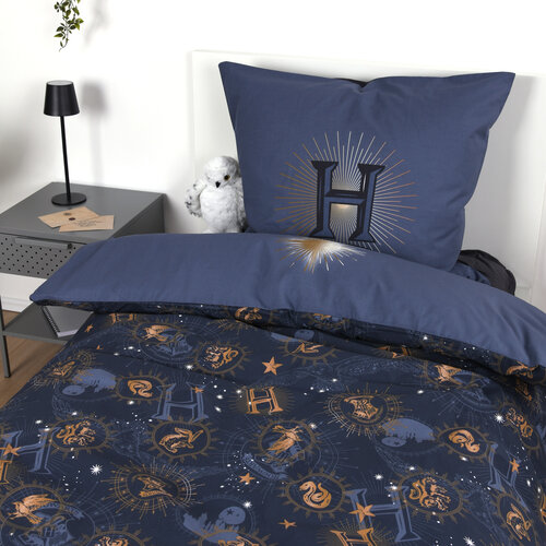 Lenjerie de pat din bumbac Herding Harry Potter,135 x 200 cm, 80 x 80 cm