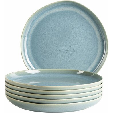 Set de farfurii plate Mäser Cordelia Atacama Green27 cm, 6 buc.
