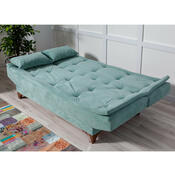 Kelebek Sea Green kinyitható kanapé