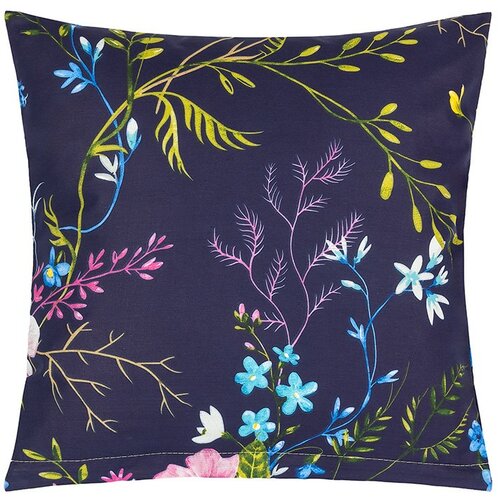 Bellatex Prevleka za blazino Cvet jabolka temnomodra, 40 x 40 cm