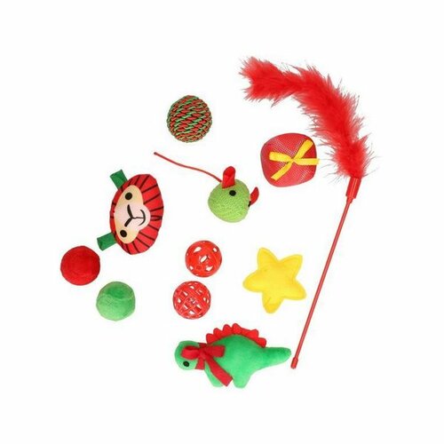 Komplet igrač za mačke Xmas gifts, 11 kosov