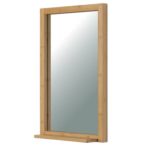 Lustro ścienne B043 NAT, bambus