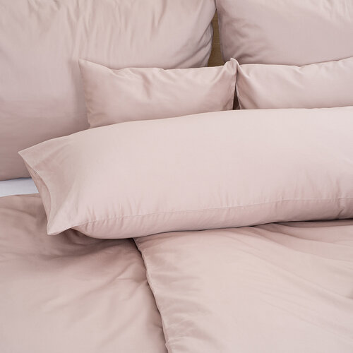 4Home Satin-Kissenbezug Cappuccino, 50 x 150 cm