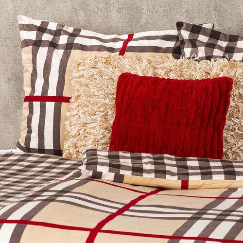 Lenjerie de pat din flanelă 4Home Cub, 160 x 200 cm, 70 x 80 cm