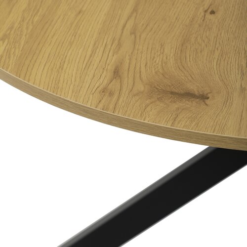 Stół jadalny 120 x 120 cm, dąb dziki