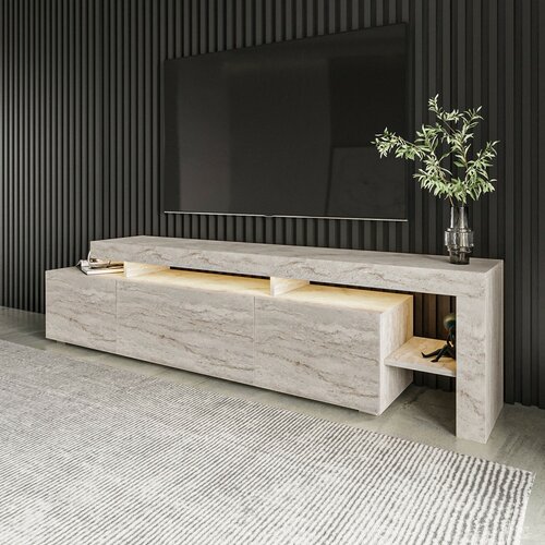 Televízny stolík Beliz Travertine