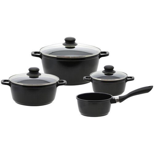 Elo 62440 Set de 4 oale din aluminiu Black Cast