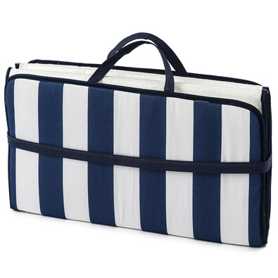 Plážová rohož skladacia, tmavomodrá