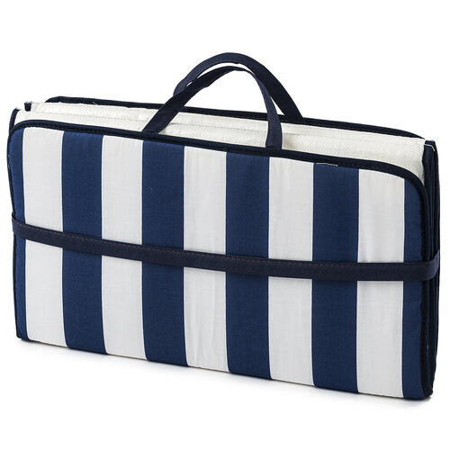 Plážová rohož skladacia, tmavomodrá