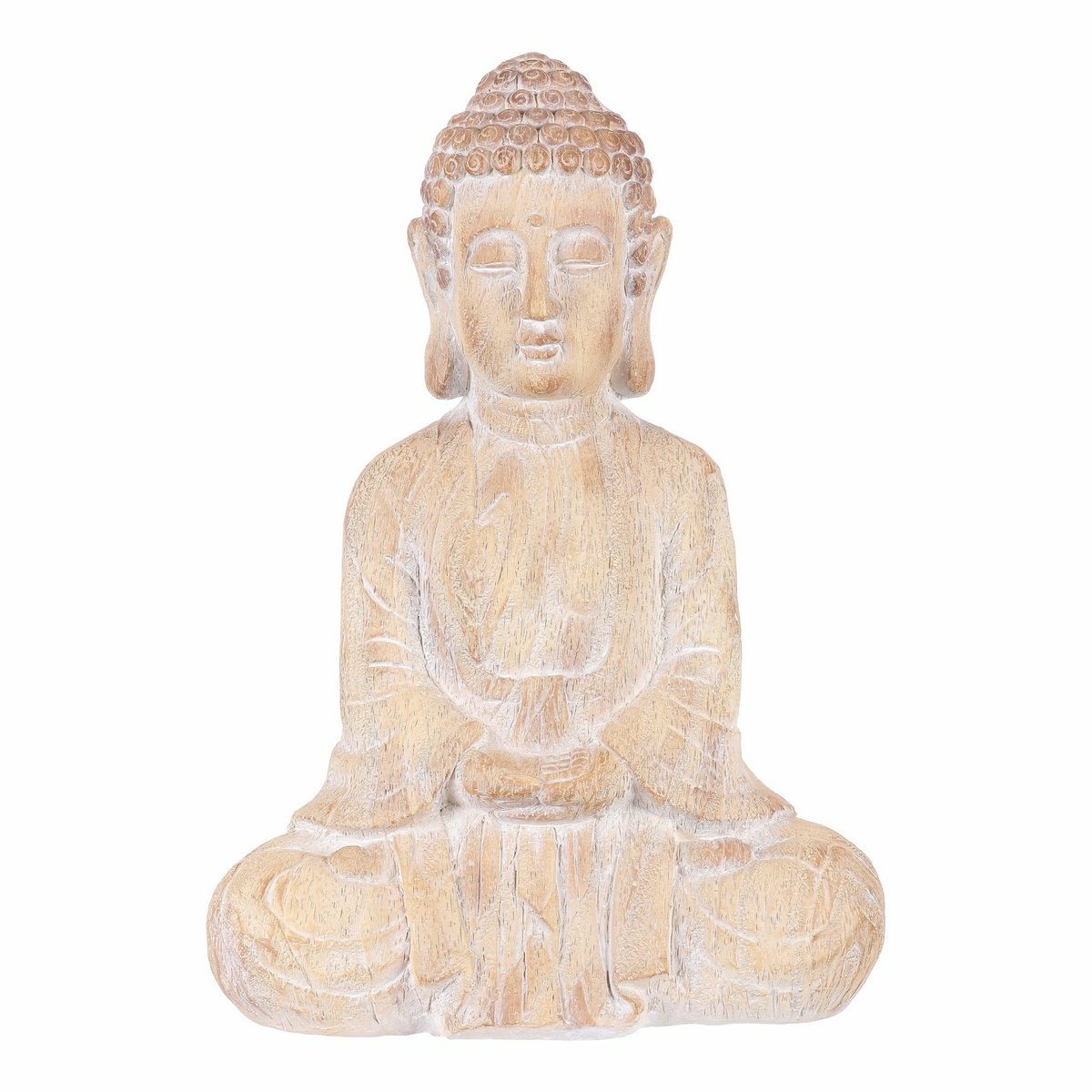 Dekoracja ogrodowa Budda siedzący, magnez, 38 x 21 x 54 cm
