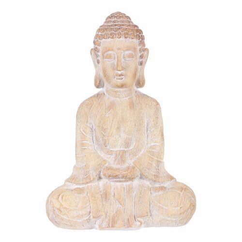 Ülő Buddha kerti dekoráció, magnézium, 38 x 21 x 54 cm