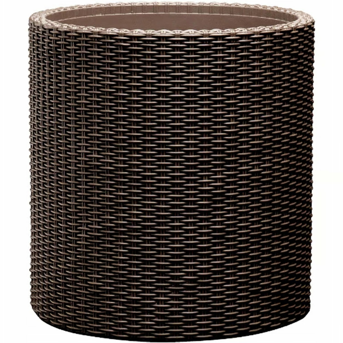 Keter květináč Cylinder M 18 l, hnědá