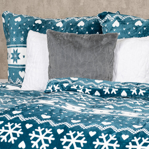 4Home Мікрофланелева постільна білизна Nordic love, 140 х 200 см, 70 х 90 см