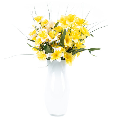 Umetna cvetlica Narcis rumena, 40 cm