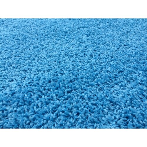 Kusový koberec Color shaggy modrá, 80 x 150 cm