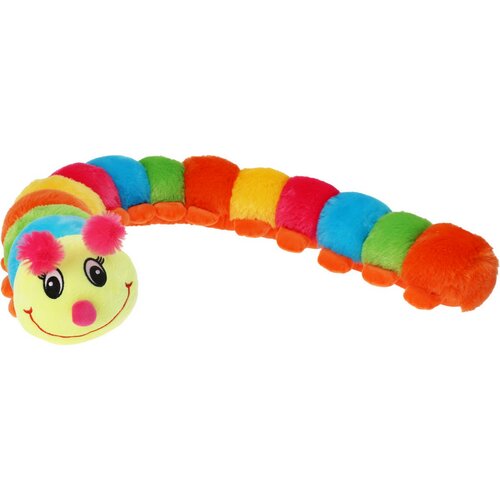 Jucărie de pluș Omidă colorată, 115 cm