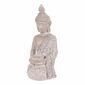 Dekoráció Buddha szobor térdelve, szürke,polirezin , 25 x 24 x 57 cm
