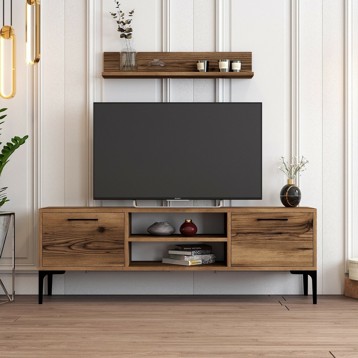 Televízny stolík Riga Walnut