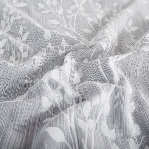 Lenjerie de pat din jacard Boston gri, 140 x 200cm, 70 x 90 cm