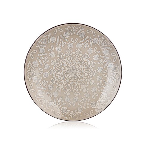 Banquet formájú lapos tányér készlet 27 cm, 6 db