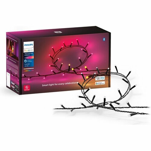 Philips Hue 8720169246621 łańcuch świetlny LED Waca Festavia, 1x 14 W 2000-6500K RGB IP54, 20 m