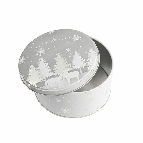 Altom Набір різдвяних бляшаних коробочок Silver Christmas tree, 3 тис.