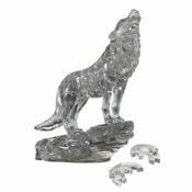 HCM Kinzel 3D Crystal puzzle Vlk, 37 dielikov
