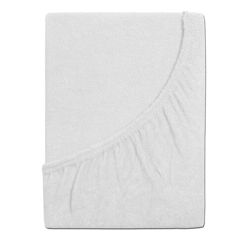 4Home prześcieradło frotte Perfect biały, 90 x 200 cm