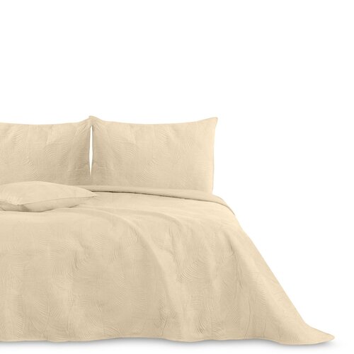 Cuvertură de pat reversibilă AmeliaHome Palsha, cappucino, 220 x 240 cm