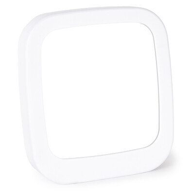 Zrcadlo Piazza bílá, 18,5 x 19,5 cm