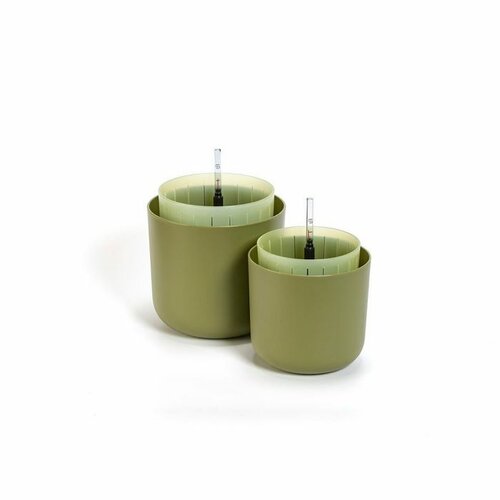 Plastia Doniczka samonawadniająca Tolita Air zielony, śr. 16 cm