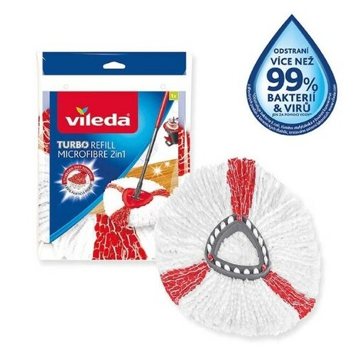 Vileda TURBO 2в1 Насадка для швабри Turbo a Easy Wring & Clean
