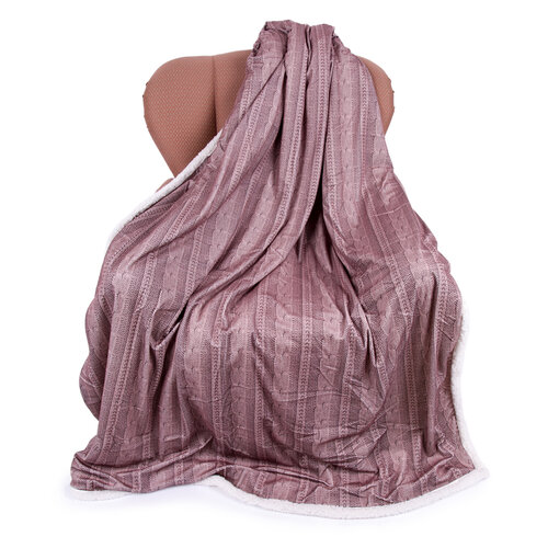 Baránková deka Agnello staroružová, 150 x 200 cm