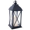 Felinar cu lumânare LED Dalma, 14 x 30,5 x 14 cm,alb cald, plastic