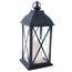 Felinar cu lumânare LED Dalma, 14 x 30,5 x 14 cm,alb cald, plastic
