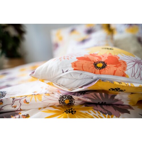 Lenjerie de pat din bumbac Daisy, 140 x 200 cm, 70 x 90 cm, 40 x 40 cm