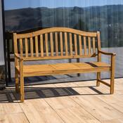 Gartenbank mit Tisch, Akazienholz, TAIMA